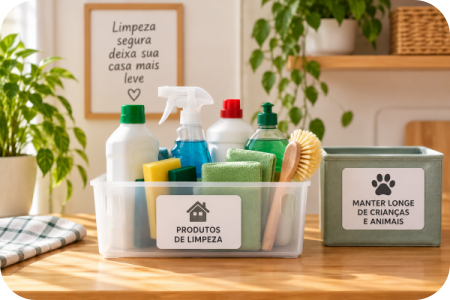 Alerta para não misturar produtos de limpeza por conta própria