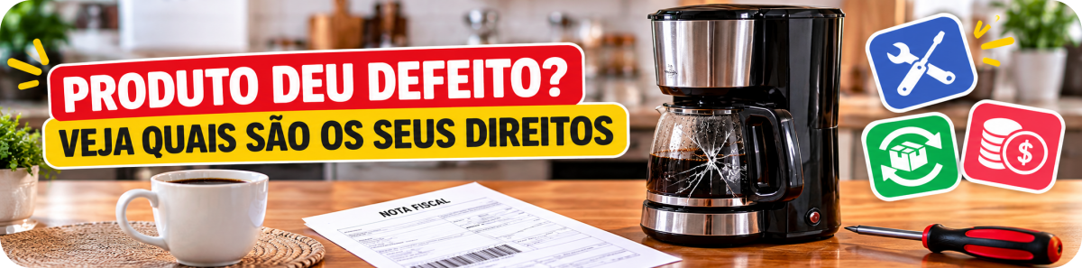 Produto deu defeito? Veja quais são os seus direitos